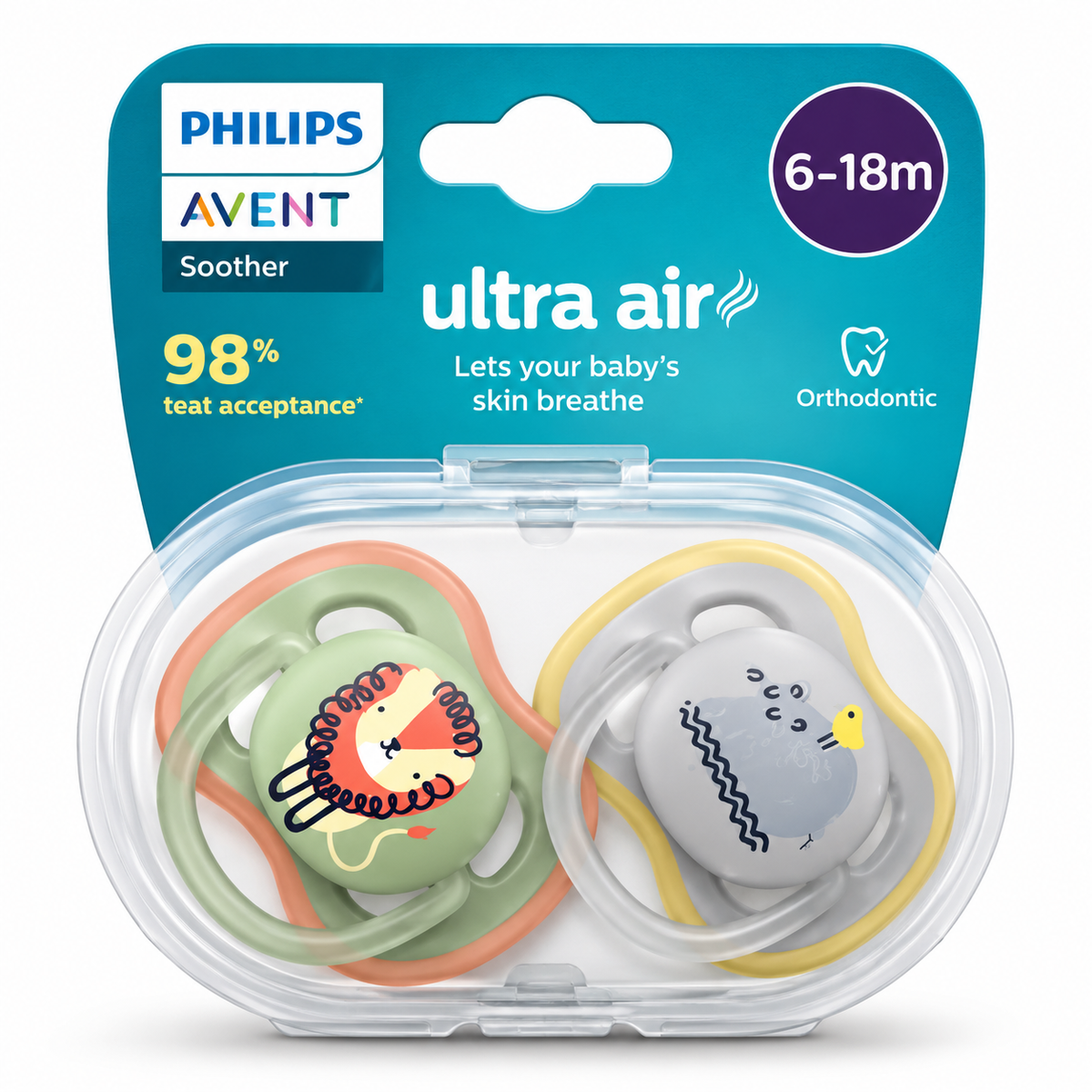 Philips Avent Ultra Air Soother 6–18 Months