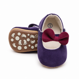 Baby Girls Purple Glitter Mary Jane Prewalker Shoes