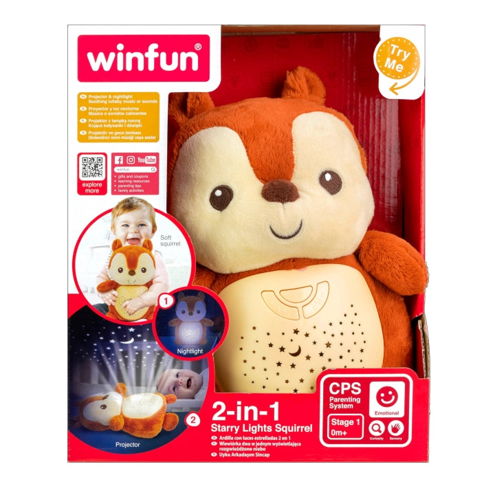 2-in-1 Starry Lights Squirrel by WinFun