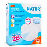 NATUR Disposable Breast Pads – 30 Pcs