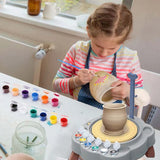 Kids Pottery Art DIY Clay Wheel