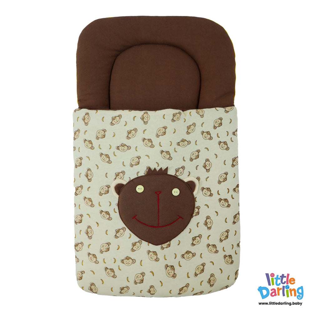 Baby Carry Nest Plain Monkey & Cloud Monkey Embossed | Little Darling Price in Pakistan