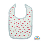 Baby Bibs Heart Print Pack of 3 | Little Darling