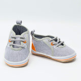 Baby Sneakers With Orange Stripes