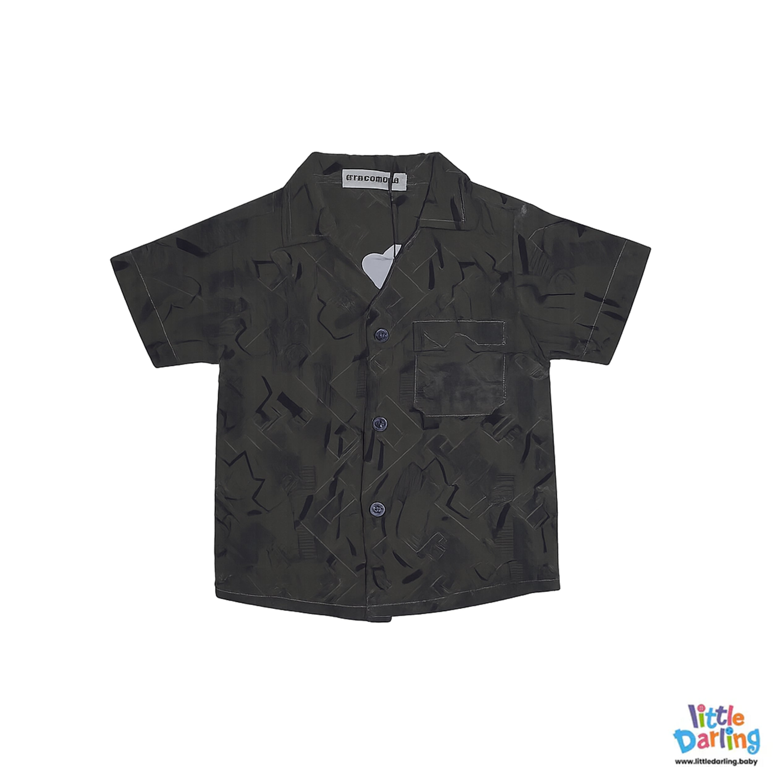 Boys Printed Shirt & Trouser Set
