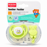 Hercules Bear Green Baby Pacifier with Case