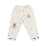 Kids Night Suit 2 Pcs Teddy Bear Print | Little Darling