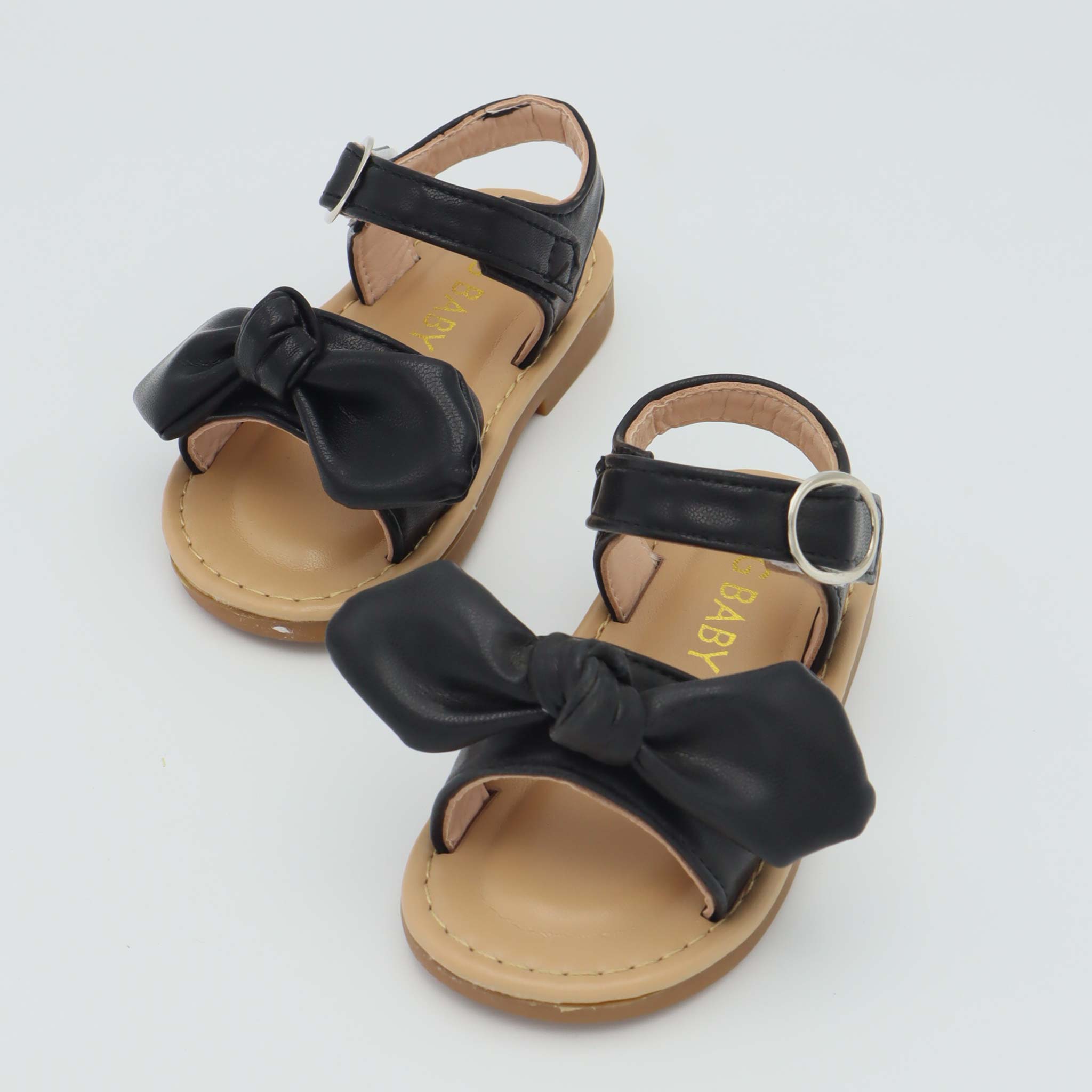 Baby Sandal Black & Brown Color