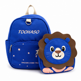 Blue Kids Backpack Set Lion Design School Bag Toddler in Pakistan