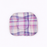 Baby Head Shaping Pillow Pink Plaid | Little Darling