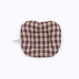 Baby Head Shaping Pillow Brown Check | Little Darling