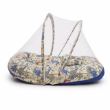 Baby Net Gadda Set 2 Pcs Flower Print | Little Darling