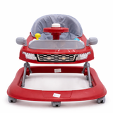 Baby Car Walker with Steering Wheel & Toy Tray Red