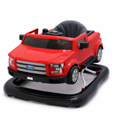 Baby Car Walker Red with Steering Wheel for Kids
