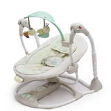Baby Electric Swing Rocker with Toy Bar & Canopy
