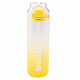SHOTAY 800ml Gradient Sports Water Bottle with Lock Lid