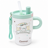 Cinnamoroll Stainless Steel Kids Tumbler with Straw & Handle Mint