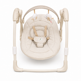 Premium Electric Baby Swing with Toy Bar Beige