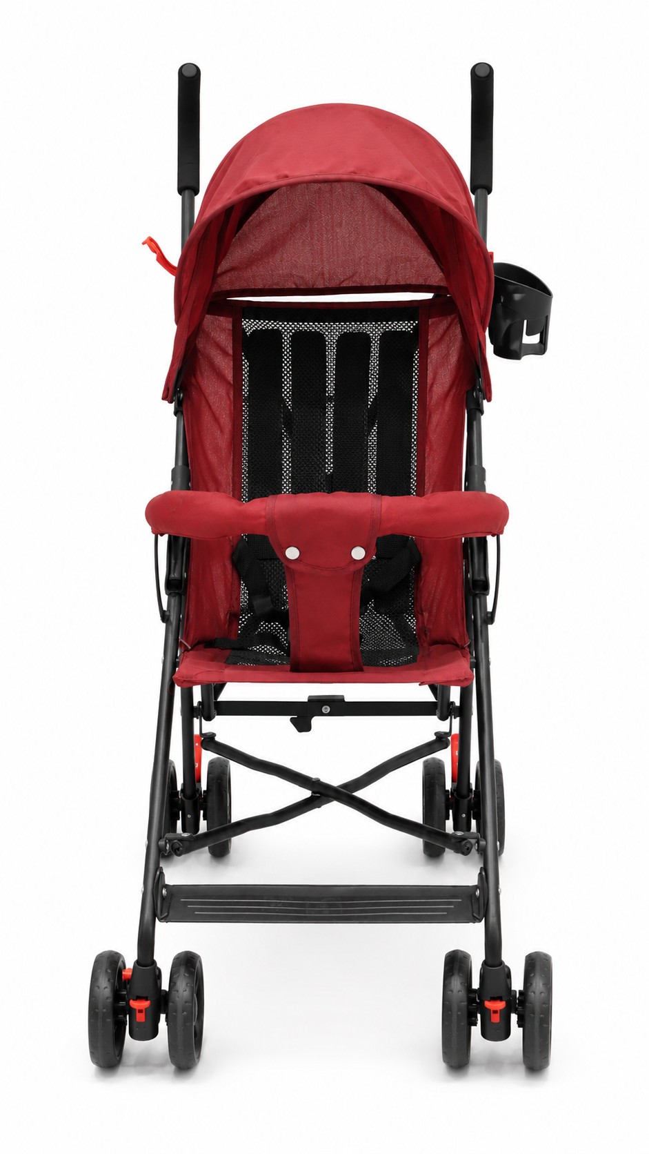 Lightweight Baby Stroller with Canopy Red