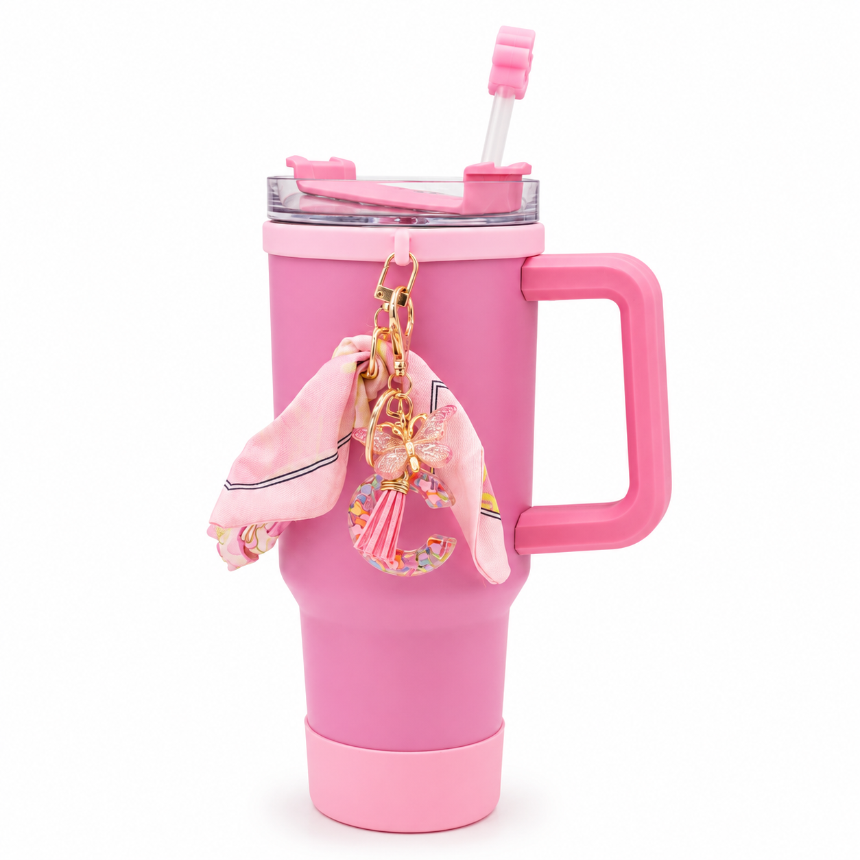 Hello Kitty Insulated Tumbler Cup with Straw & Handle