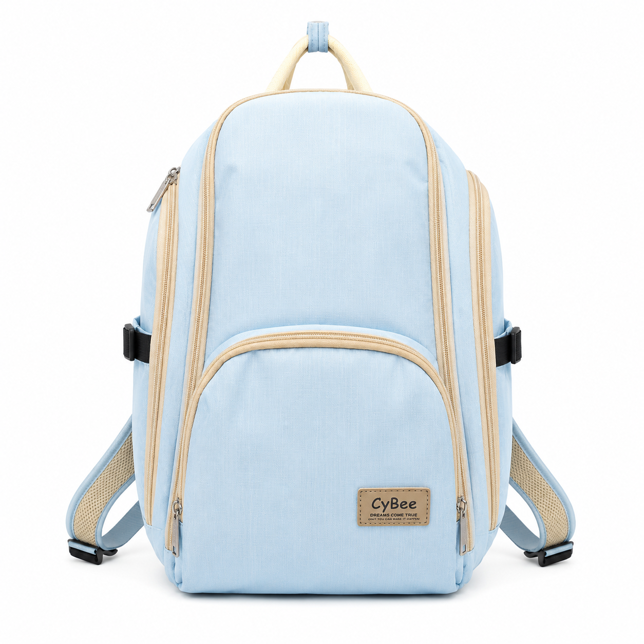 CyBee Waterproof Baby Diaper Backpack  Sky Blue by Large Capacity Multi Pocket