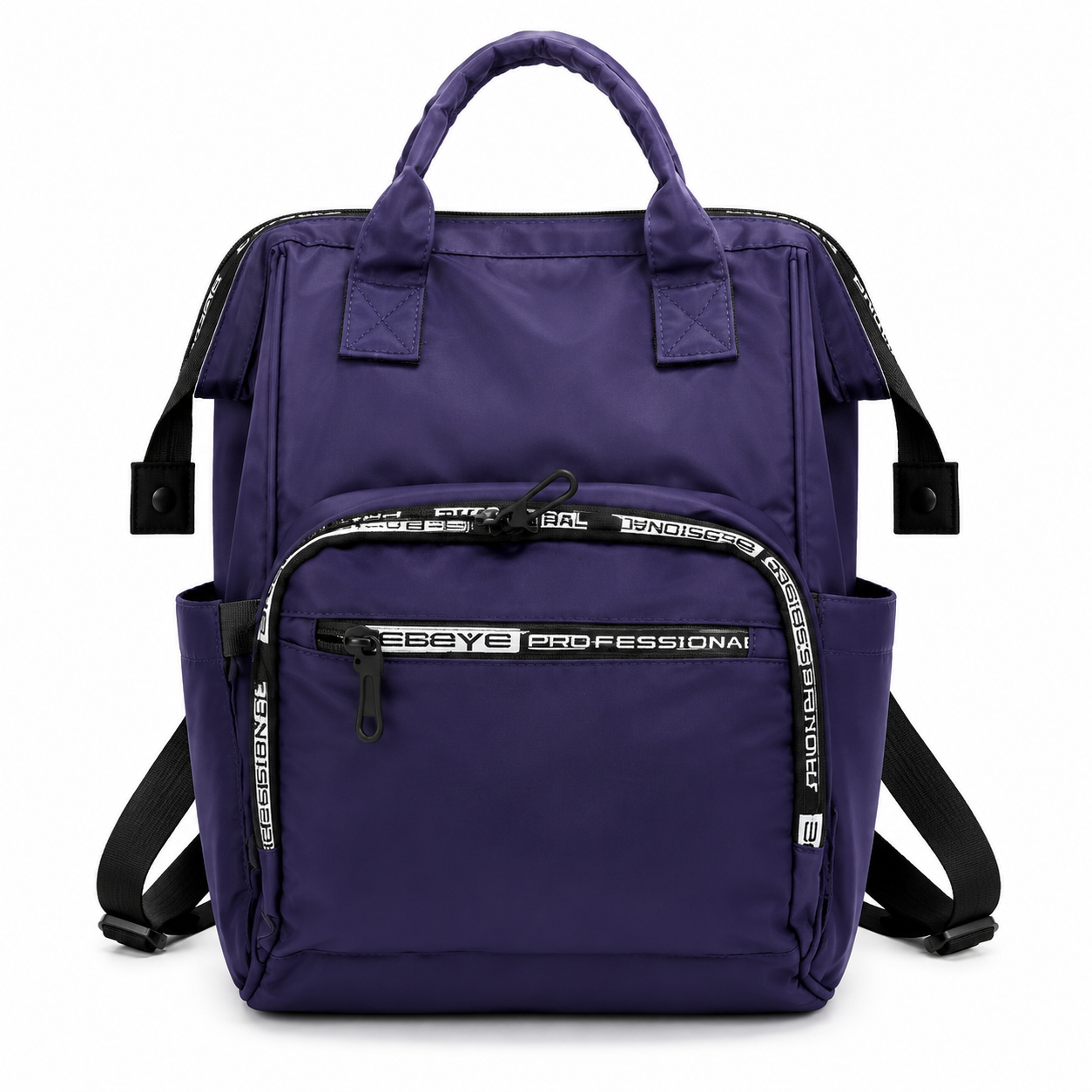Waterproof Baby Diaper Backpack Purple by Large Capacity Multi Pocket