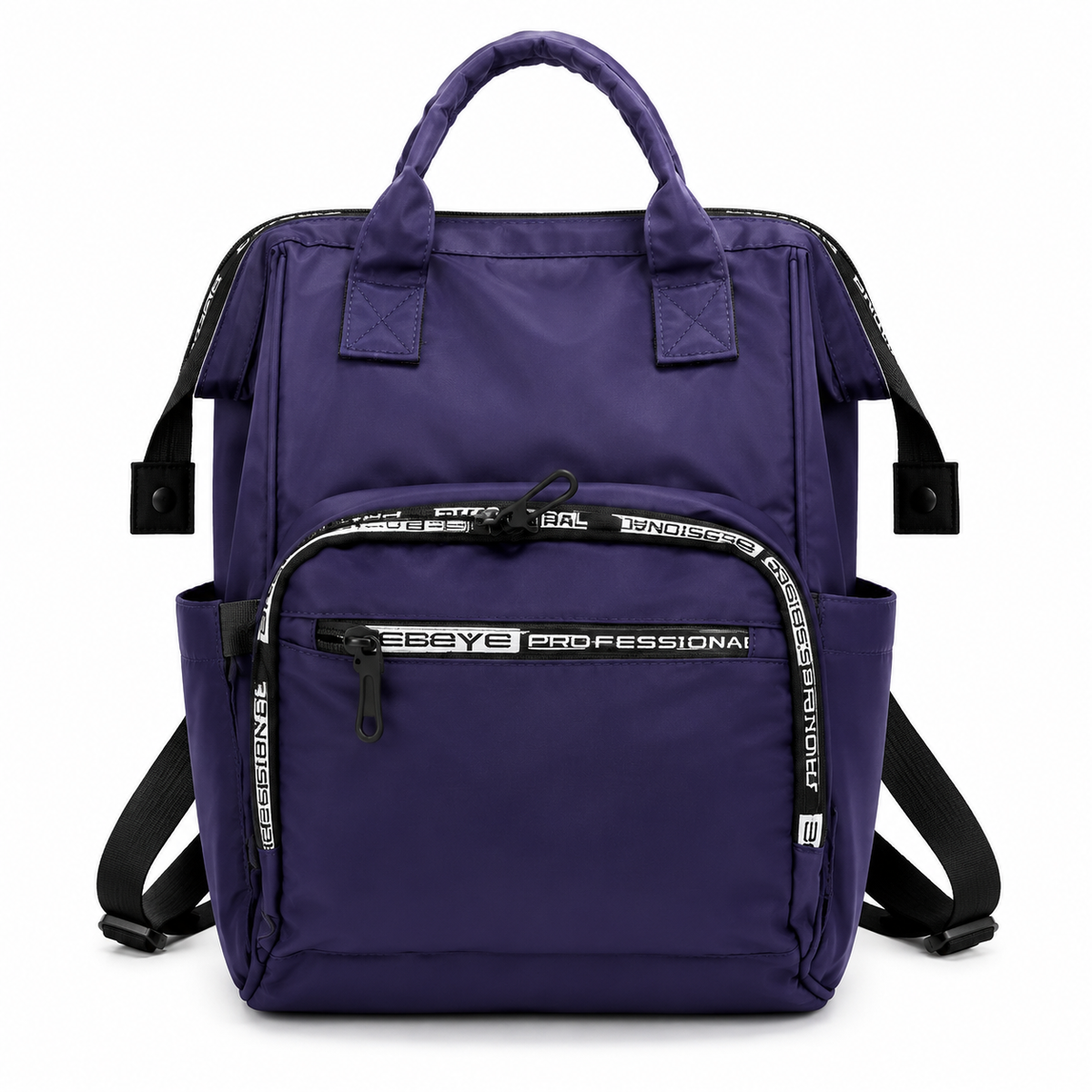 Waterproof Baby Diaper Backpack Purple | Large Capacity Multi Pocket