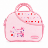 Baby Kingdom Baby Diaper Bag Pink Floral | Lightweight & Spacious