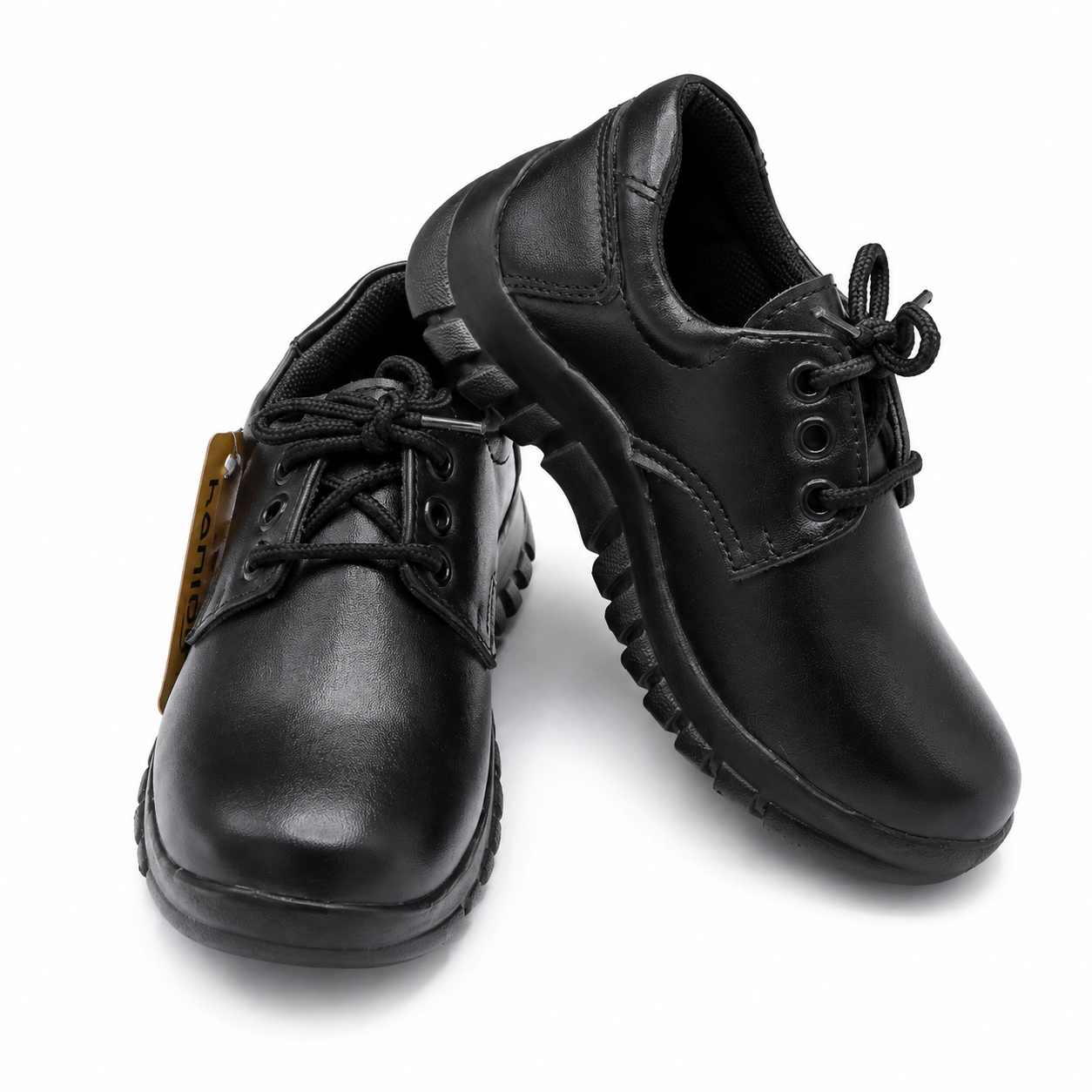 Kids Black School Shoes by Formal Lace Up Shoes