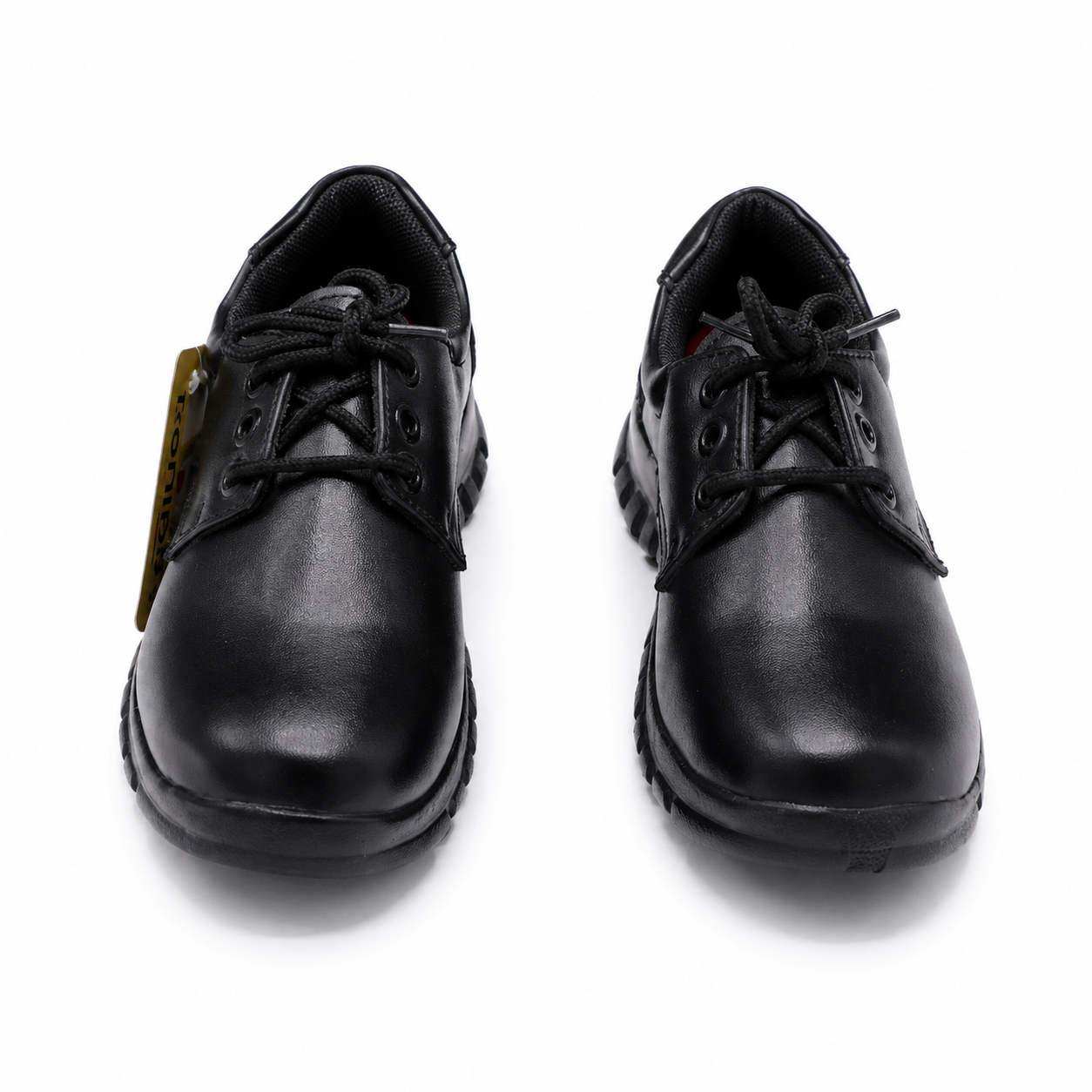 Kids Black School Shoes by Formal Lace Up Shoes