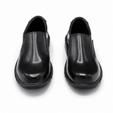 Premium Kids Black Slip On School Shoes