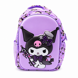 Kuromi Purple Kids School Backpack Cartoon Travel Bag