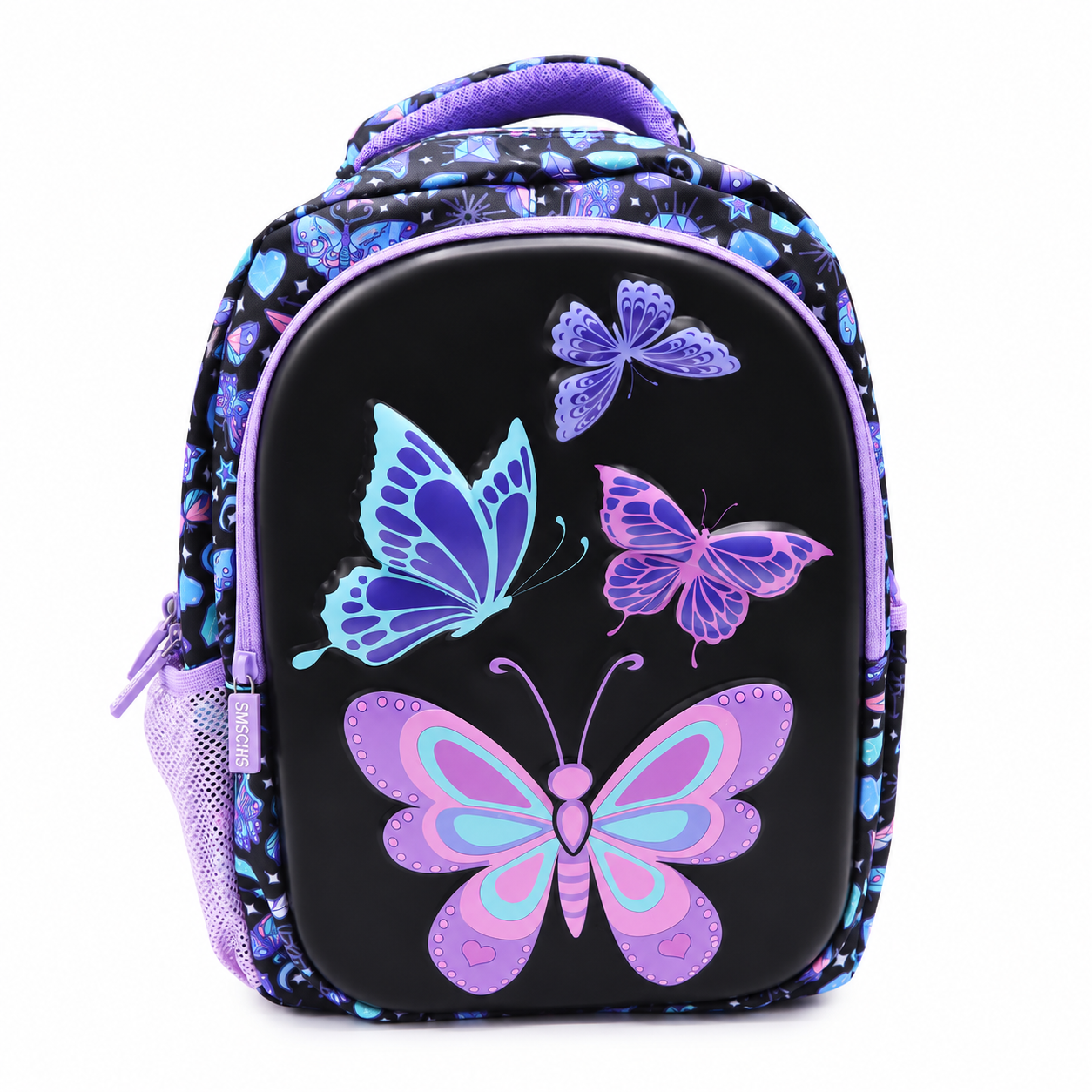 Butterfly Kids School Backpack Hard Shell Travel Bag