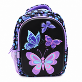 Butterfly Kids School Backpack Hard Shell Travel Bag