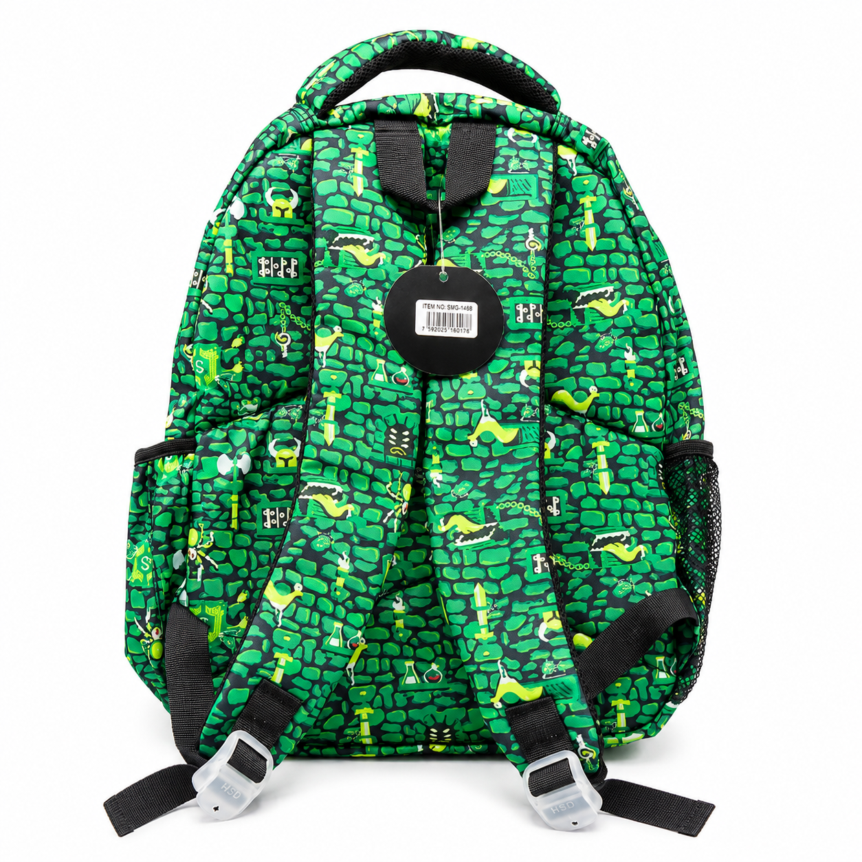 Green Dragon Kids School Backpack Hard Shell Travel Bag