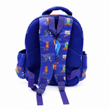 Crocodile Pilot Kids School Backpack Hard Shell Blue Bag