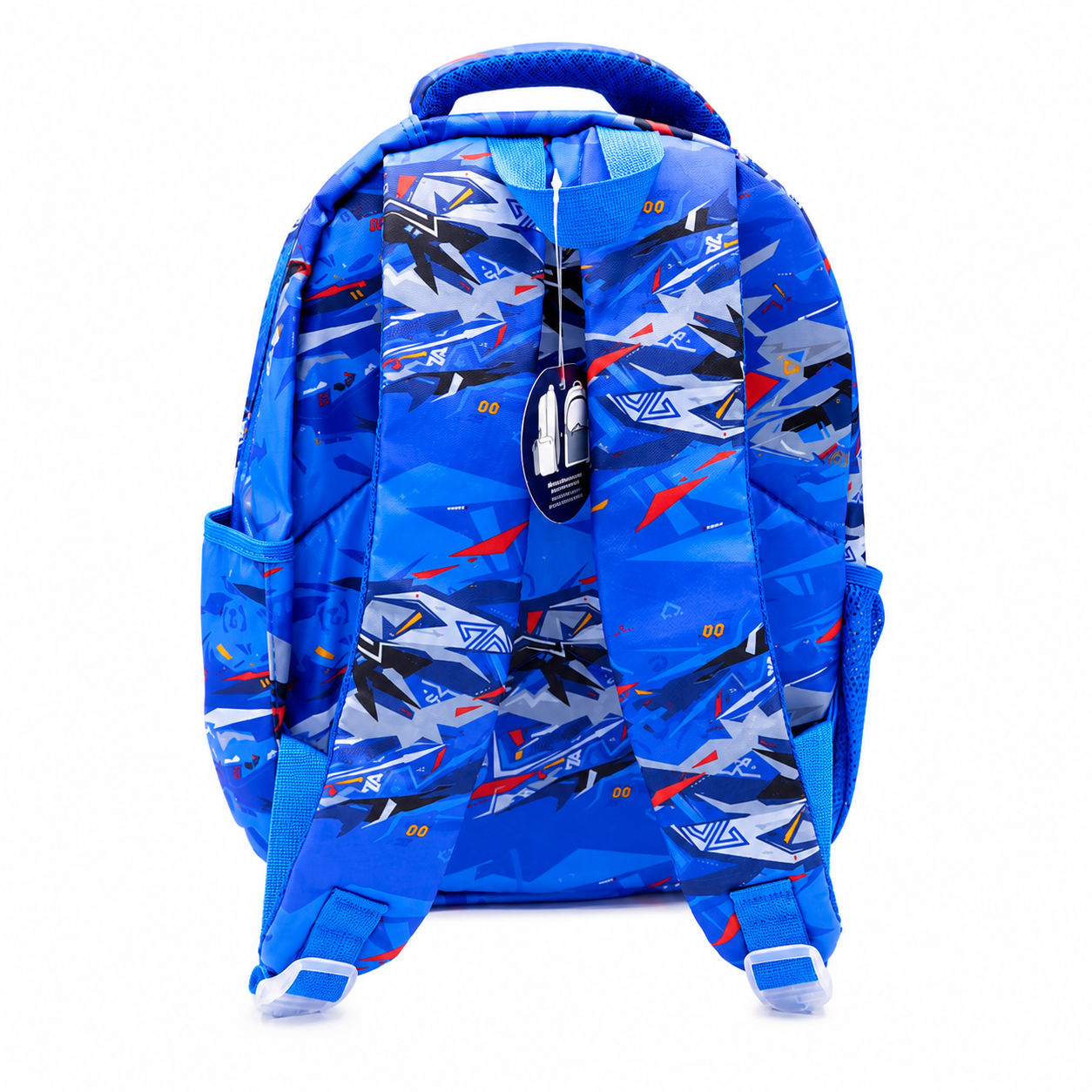 Kids Blue Mecha Robot School Backpack for Boys