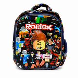 Premium 3D Football School Backpack Black Gold