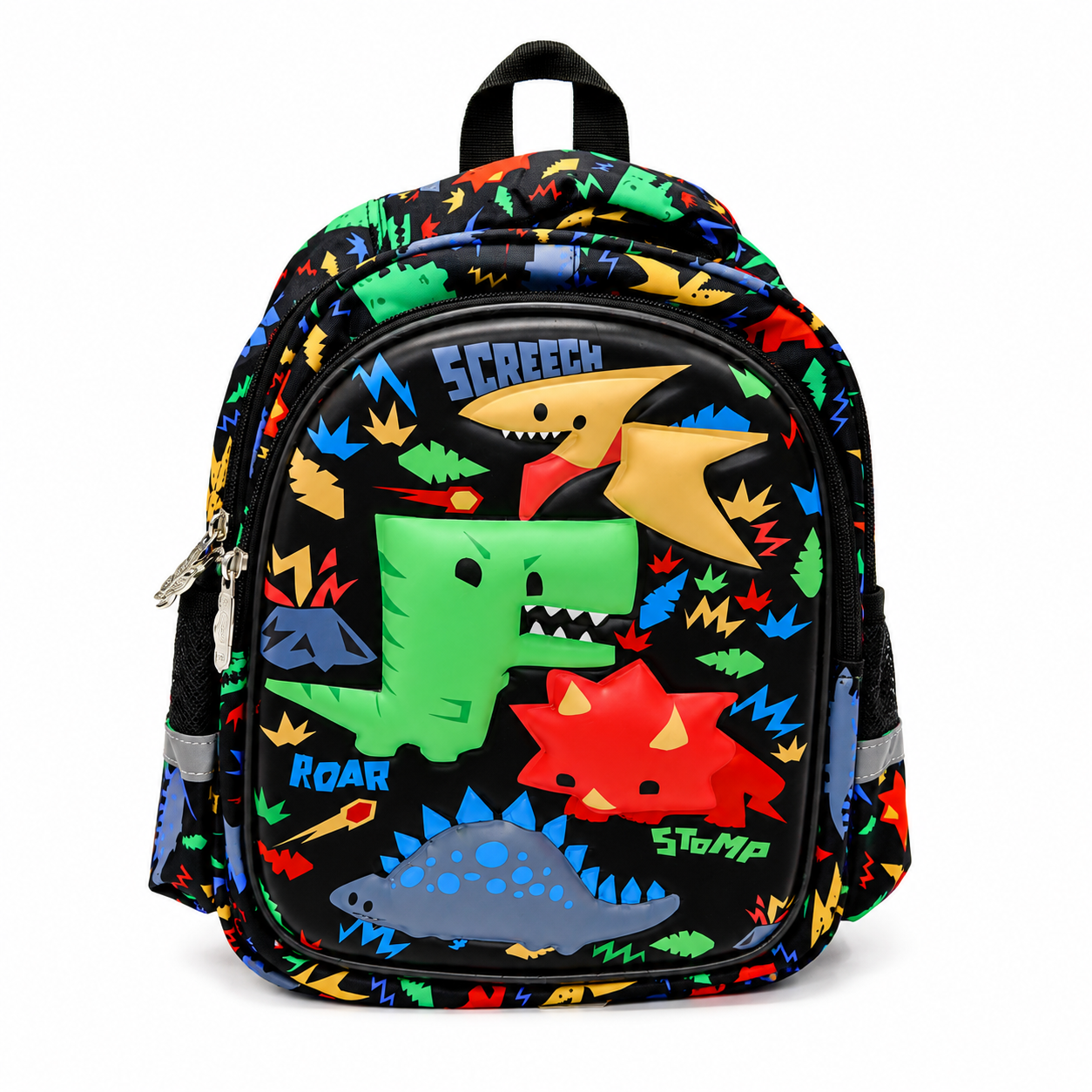 Kids Dinosaur School Backpack 3D Cartoon Travel Bag