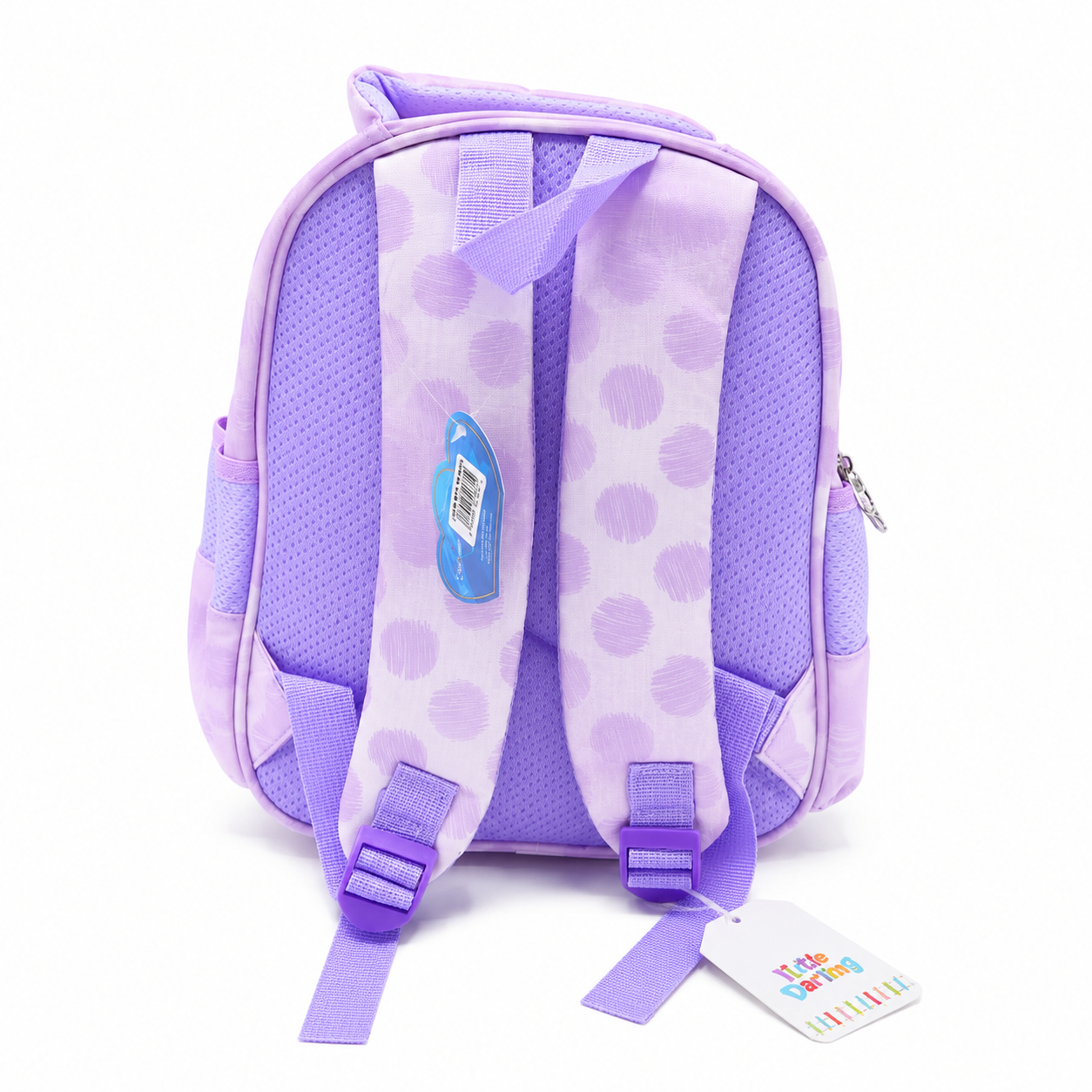 Girls Purple Cartoon School Backpack Cute Kids School Bag