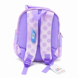 Girls Purple Cartoon School Backpack Cute Kids School Bag