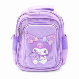 Girls Purple Cartoon School Backpack Cute Kids School Bag