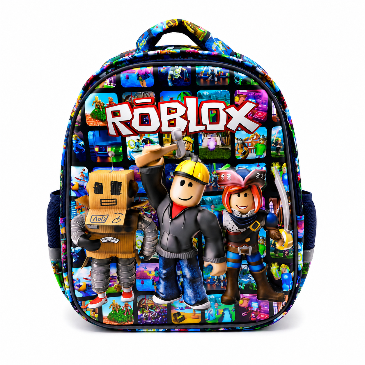 Roblox Kids School Backpack by 3D Cartoon Book Bag