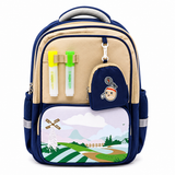 Kids School Backpack with Pencil Holder Travel Book Bag