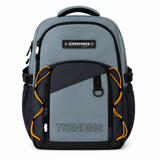 Grey Laptop Backpack Large Capacity Travel Bag