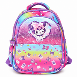 Girls Rainbow Cartoon School Backpack