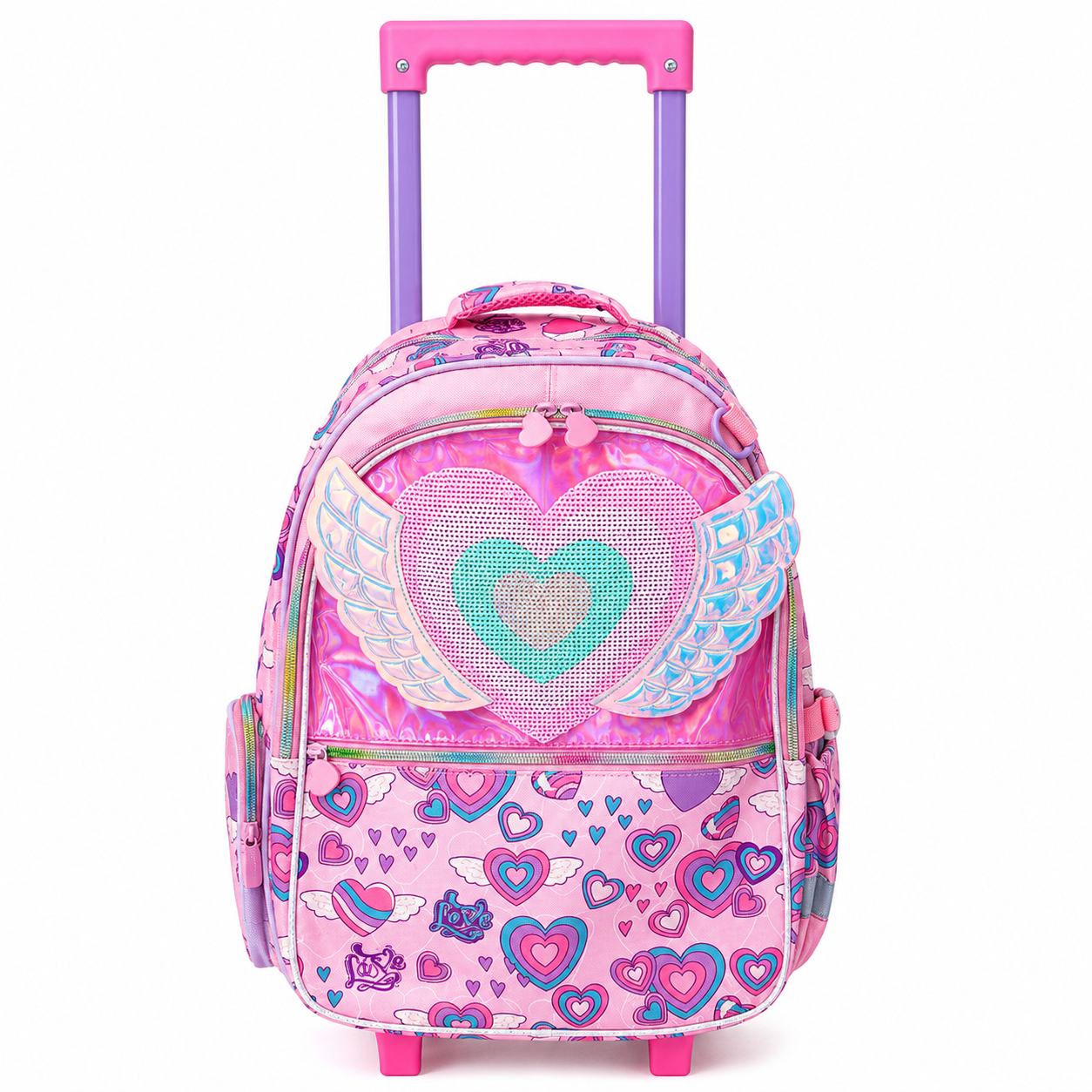 Girls Heart Trolley School Backpack