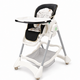 Kidilo Premium Baby High Chair Black & Gold