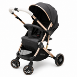 Kidilo Luxury Baby Stroller Black & Gold