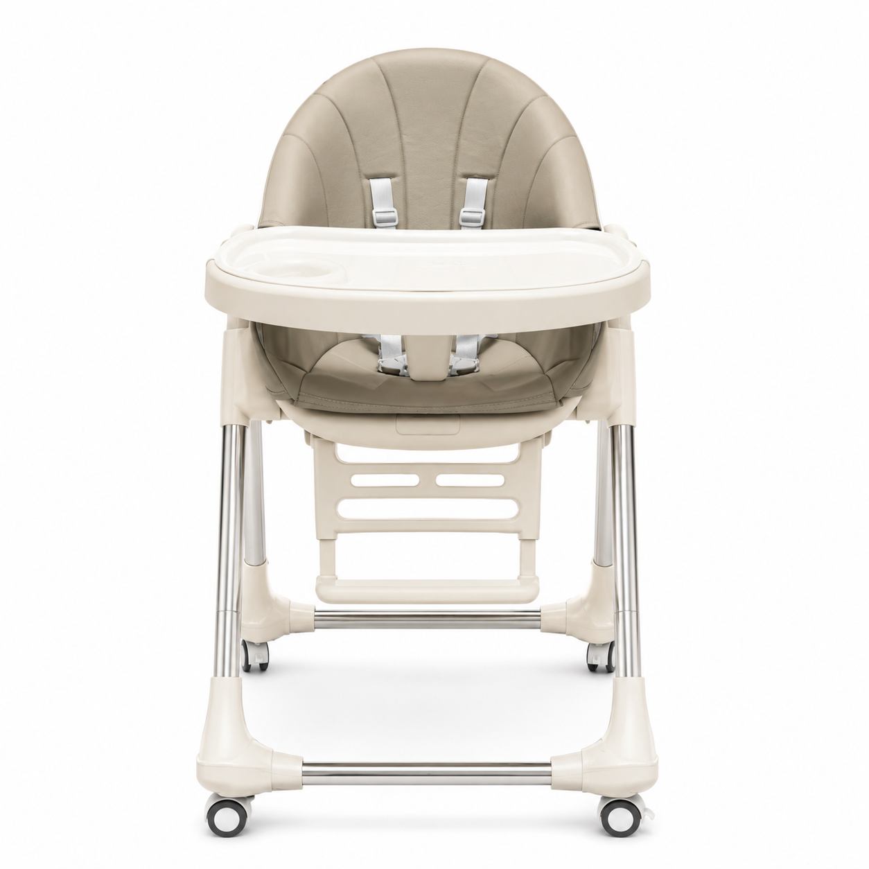 Premium Adjustable Baby High Chair Beige